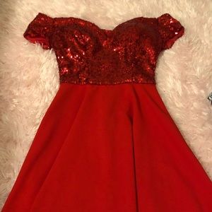 COPY - sparkly homecoming dress